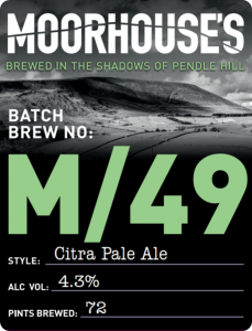 M/49 Pump Clip - Citra Pale Ale 4.3%