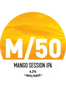 M/50 Pump Clip - Mango Session IPA 4.2%