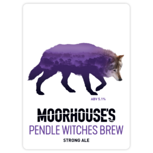 Moorhouse's Pendle Witches Brew Strong Ale 5.1% Pump Clip