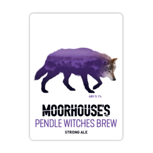 Moorhouse's Pendle Witches Brew Strong Ale 5.1% Pump Clip