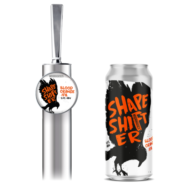 Moorhouse's Shapeshifter Blood Orange IPA 5.0% 440ml Can and 30L Keg