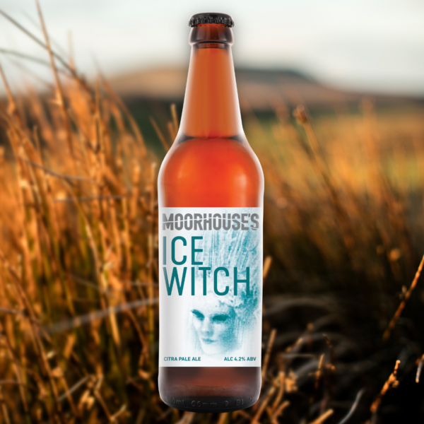 Moorhouse's Ice Witch 4.2% Citra Pale Ale 500ml Bottles.