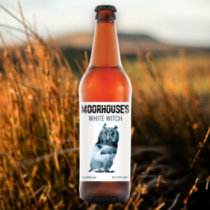 Moorhouse's White Witch 3.9% Blonde Ale 500ml Bottles.