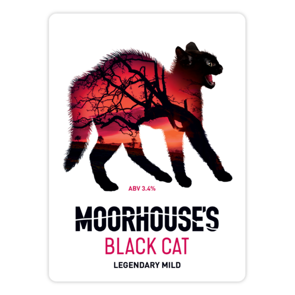 Moorhouse's Black Cat Legendary Mild 3.4% Pump Clip