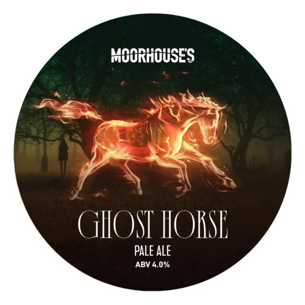 Moorhouse's Ghost Horse Pale Ale 4.0% Pump Clip