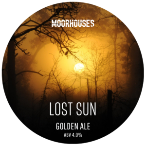 Lost Sun, Golden Ale 4.0% ABV Pump Clip