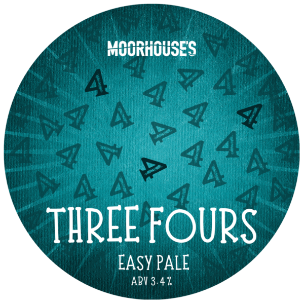 Three Fours, 3.4% Pale Ale Pump Clip