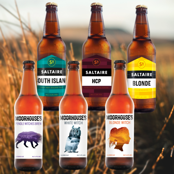 Moorhouse's x Saltaire Roses Mixed Beer Bundle